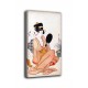 Bild Mutter und sohn sich einen spiegel in der hand - Kitagawa Utamaro - druck auf leinwand, leinwand mit oder ohne rahmen