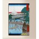 Le cadre Ichikobu Pont - Hiroshige - impression sur toile avec ou sans cadre