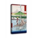 L'image de La rivière de Sagami, Hiroshige - impression sur toile avec ou sans cadre