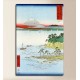 La imagen del mar frente a La costa de la península de Miura - Hiroshige - impresión en lienzo con o sin marco