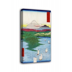 Quadro Noge e Yokohama - Hiroshige - stampa su tela canvas con o senza telaio