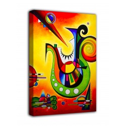 Picture Tribute to kandinsky II - print on canvas with or without frame