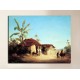 Photo d'un Paysage tropical - Camille Pissarro - impression sur toile avec ou sans cadre