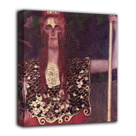 Quadro Pallade Atena - Gustav Klimt - stampa su tela canvas con o senza telaio