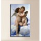 Rahmen Erste kuss - William-Adolphe Bouguereau - druck auf leinwand, leinwand mit oder ohne rahmen