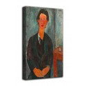 Foto Retrato de Chaim Soutine - Amedeo Modigliani - impresión en lienzo con o sin marco