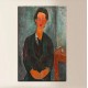 Photo Portrait de Chaim Soutine - Amedeo Modigliani - impression sur toile avec ou sans cadre