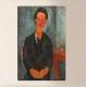 Rahmen Porträt von Chaim Soutine - Amedeo Modigliani - druck auf leinwand, leinwand mit oder ohne rahmen