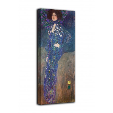 Marco el Retrato de Emilie Flöge - Gustav Klimt - impresión en lienzo con o sin marco