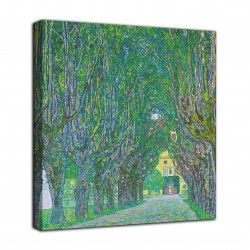 Quadro Viale al castello di Kammer - Gustav Klimt - stampa su tela canvas con o senza telaio