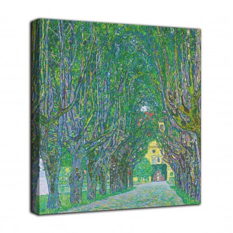 Rahmen Allee zum schloss Kammer - Gustav Klimt - druck auf leinwand, leinwand mit oder ohne rahmen