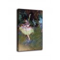 The framework of The star - Edgar Degas - print on canvas with or without frame