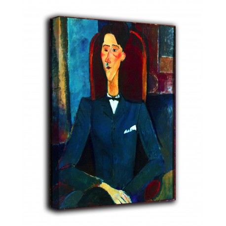 Cadre le Portrait de Jean Cocteau - Modigliani - impression sur toile avec ou sans cadre