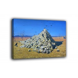 L'image comme L'Apothéose de la guerre - Vassili Vereshchagin - impression sur toile avec ou sans cadre