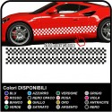 Stripe Adhesive checkerboard Side stickers checkered Stripes Adhesive checkerboard