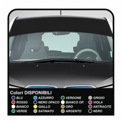 adesivi FASCIA PARASOLE per FURGONE ducato mercedes volkswagen vk van camper stickers decals