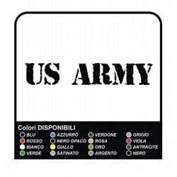 2 Stickers US Army Car Bumper Stickers Vinyl cm40x4