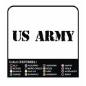 2 Pegatinas Ejército de los estados unidos de Coches Pegatinas de Vinilo cm40x4