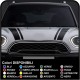 Stickers for mini cooper Stripes mini cooper Bonnet Stripes - adhesive strips bonnet