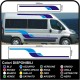 aufkleber für WOHNMOBILE grafik-vinyl-aufkleber-abziehbilder-streifen-Set CAMPER VAN WOHNWAGEN Wohnmobil - grafik 12