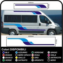 adesivi per CAMPER grafica in vinile adesivi decalcomanie strisce Set CAMPER VAN ROULOTTE Motorhome - grafica 12