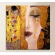 El marco de Klimt - Madre y el Niño, de KLIMT, la Madre y el Niño de la Pintura impresión en lienzo con o sin marco