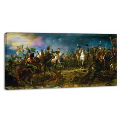 Painting Napoleon Bonaparte La bataille d'Austerlitz - 2 decembre 1805 prints on canvas with or without frame