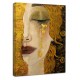 The framework Klimt - Freyja's Golden Tears and Kiss - KLIMT Picture print on canvas with or without frame