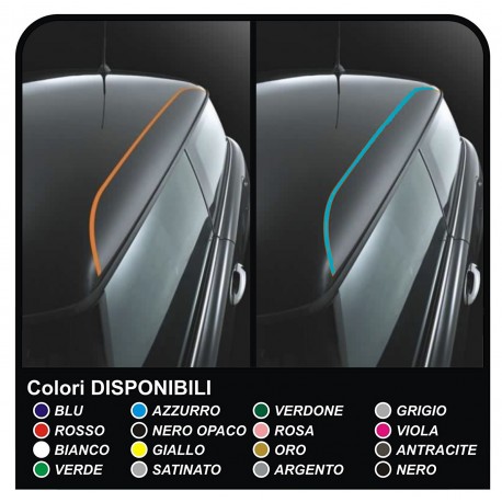 Adesivi TETTO BICOLORE MINI COOPER S fasce COFANO RETRO VIPER fasce adesive mini cooper ray