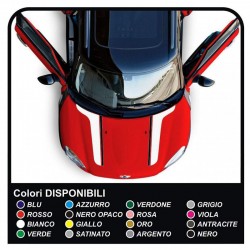 adesivi Cofano mini cooper MINI COOPER kit strisce adesive bande cofano COUNTRYMAN John Cooper ONE TUTTI MODELLI BICOLORE