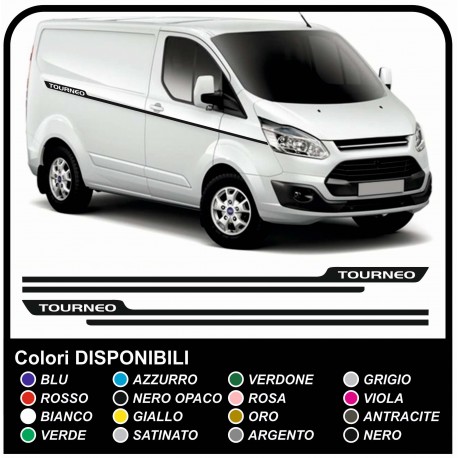 Adhesives TRANSIT TOURNEO Side Van graphics van stickers decals stripes ford transit custom turneo