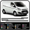 Adhésifs de TRANSIT TOURNEO Côté Van graphiques van autocollants décalques bandes ford transit custom turneo