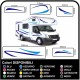 adesivi per CAMPER grafica in vinile adesivi decalcomanie strisce Set CAMPER VAN ROULOTTE Motorhome - grafica 02