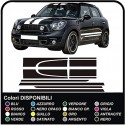 adesivi laterali MINI countryman cofano tetto baule e laterali strisce MINI grafica COOPER COUNTRYMAN - Tutti i modelli