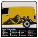 Aufkleber TRANSIT M-SPORT Side Van Grafik Van Aufkleber Streifen Ford Transit Custom Minibus und Wohnmobil