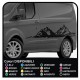 Adesivi TRANSIT M-SPORT Laterali Van grafiche furgone adesivi decalcomanie strisce ford transit custom minibus e camper