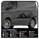 pegatinas TRANSIT M-SPORT Side Van gráficos furgonetas calcomanías rayas ford transit custom minibus y autocaravana