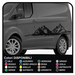 stickers TRANSIT M-SPORT Side Van graphics van decals stripes ford transit custom minibus and motorhome