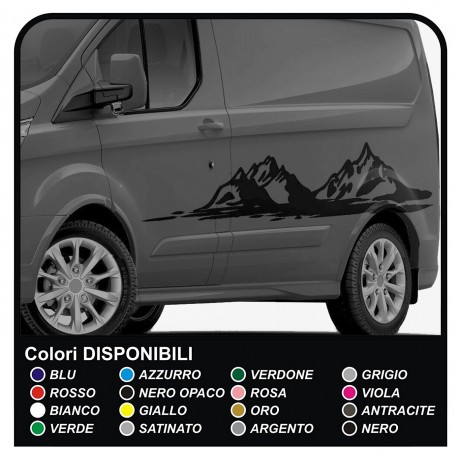 autocollants TRANSIT M-SPORT Side Van graphismes van décalcomanies rayures ford transit custom minibus et camping-car