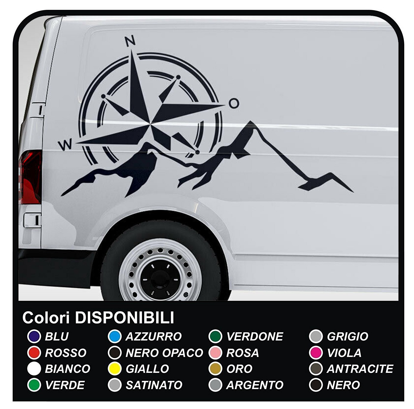 Van decals sales