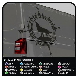 Adesivi TRANSIT M-SPORT Laterali Van grafiche furgone adesivi decalcomanie strisce ford transit custom minibus e camper