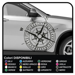 Adesivi Laterali rosa dei venti Van grafiche furgone adesivi decalcomanie strisce ford transit custom minibus e camper