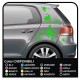 Klebestreifen RACING GOLF-Bonnet Stripes-universal-ideal für alle pkw - bänder, selbstklebende motorhaube vw golf