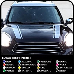 adesivi Cofano mini cooper MINI COOPER kit strisce adesive bande cofano COUNTRYMAN Cooper TUTTI MODELLI