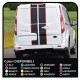 Aufkleber TRANSIT M-SPORT bicolor Seitenteile und motorhaube Van grafiken, van aufkleber decals streifen ford transit connect