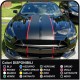 Stickers Roof bonnet buckle for mustang or viper car decoration rally strips