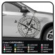 pegatina TRANSIT M-SPORT Side Van gráficos furgonetas calcomanías rayas ford transit custom minibus y autocaravana