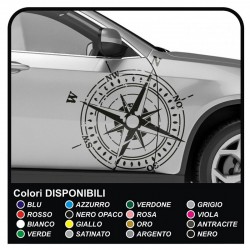 Adesivo Laterale rosa dei venti Van grafiche furgone adesivi decalcomanie strisce ford transit custom minibus e camper