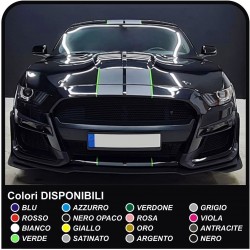 Pegatinas engomada Etiqueta Etiqueta engomada para Mustang Rally o Strips de decoración de automóviles VIPER