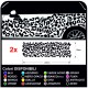Spotted Graphic Car Sticker Camouflage Jaguar Stripes Safari Decoration Auto Tuning Decal